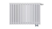 30 V Радиатор КЗТО Quadrum 30 V 2-500-18 сек. подключение нижнее, цвет: белый муар