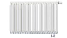 2 – двухрядный Радиатор трубчатый КЗТО РС 2-500-20 сек. подключение нижнее правостороннее, цвет: белый (глянцевый)
