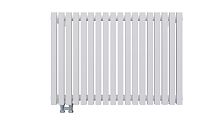 30 V Радиатор КЗТО Quadrum 30 V 1-300-33 сек. подключение нижнее левостороннее без термоклапана, цвет: белый муар