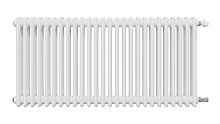 3 ряда колонок Радиатор трубчатый КЗТО Batarìa 3-500-26 сек. подключение боковое универсальное, цвет:  белый (глянцевый)