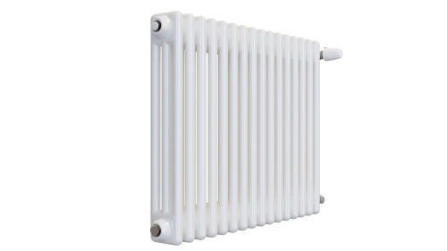 Радиатор трубчатый КЗТО Batarìa 3-500-16 сек. подключение боковое универсальное, цвет:  белый (глянцевый) фото 2