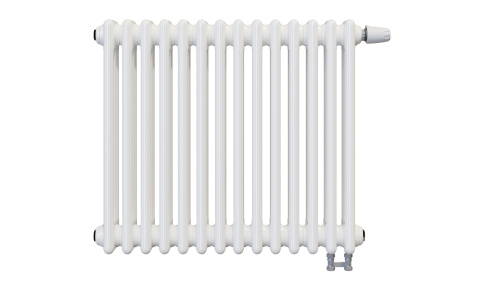 Радиатор трубчатый КЗТО Batarìa 3-500-14 сек. подключение нижнее, цвет:  белый (глянцевый)