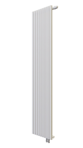 Радиатор КЗТО Quadrum 30 V 1-1750-10 сек. подключение нижнее правостороннее, цвет: белый муар фото 3